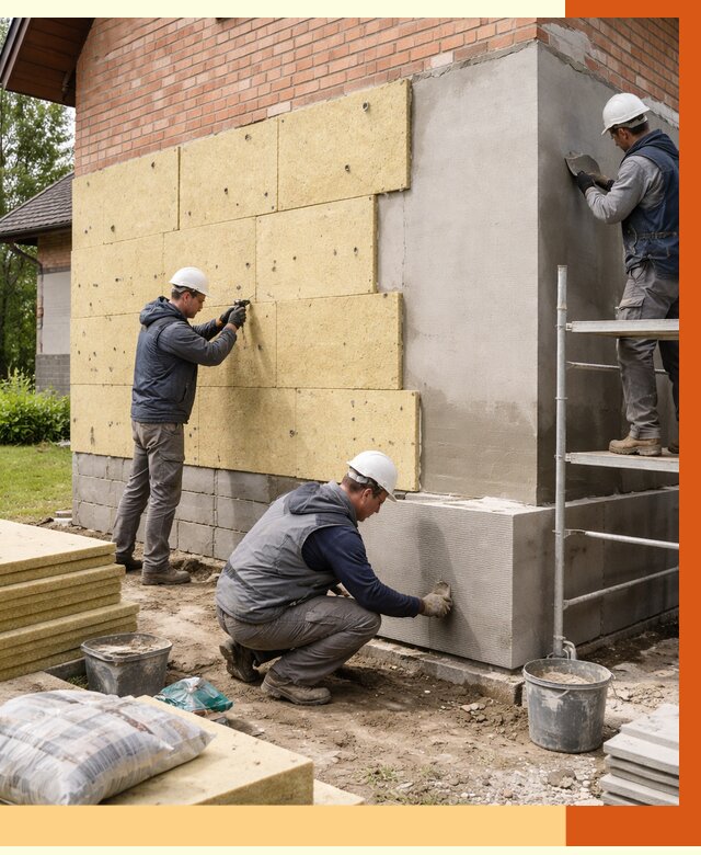 Утепление частного дома в Воркуте под ключ от 7711 руб/м2 — недорого | ТепломастерВрк