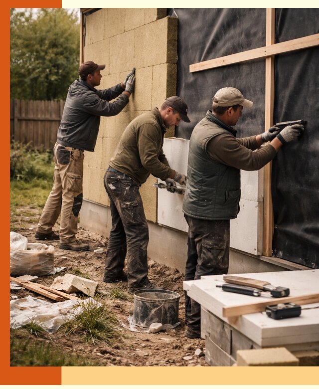 Утепление дачного дома под ключ в Воркуте