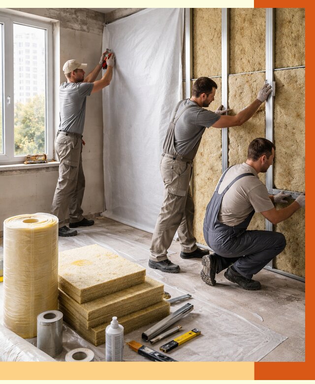 Утепление квартиры в Воркуте от 4626 руб/м2 — утеплить квартиру изнутри и снаружи | ТепломастерВрк