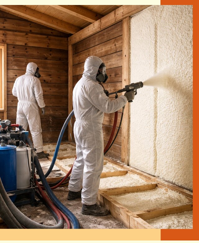 Утепление бани ппу в Воркуте под ключ от 4318 руб./м2 | ТепломастерВрк - напыление и монтаж ппу