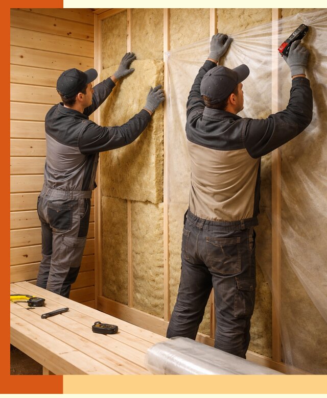 Профессиональное утепление сауны в Воркуте с гарантиями качества