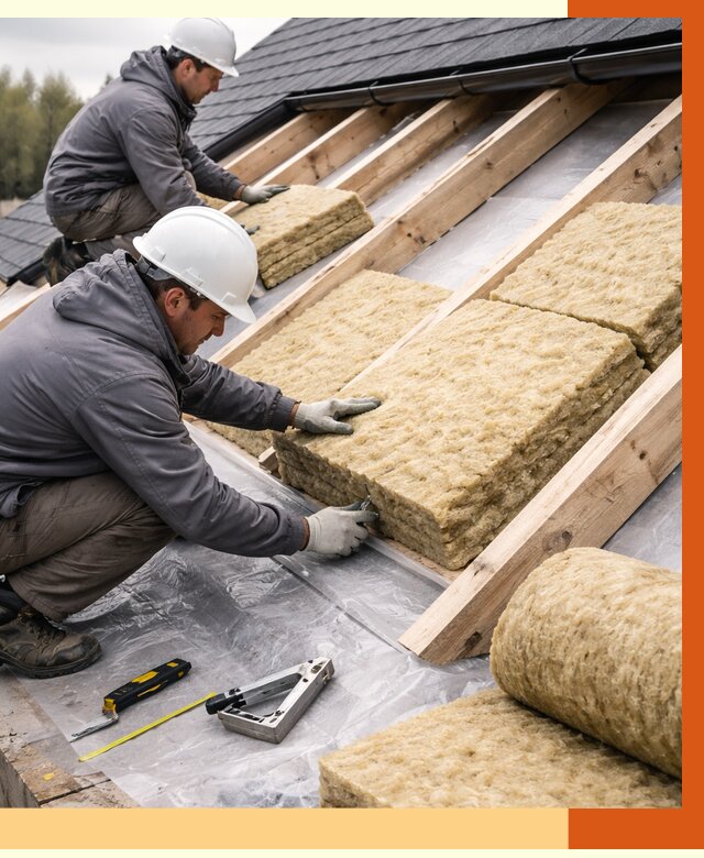 Утепление крыши в Воркуте от 1902 руб./м2 — комплексное утепление кровли | ТепломастерВрк