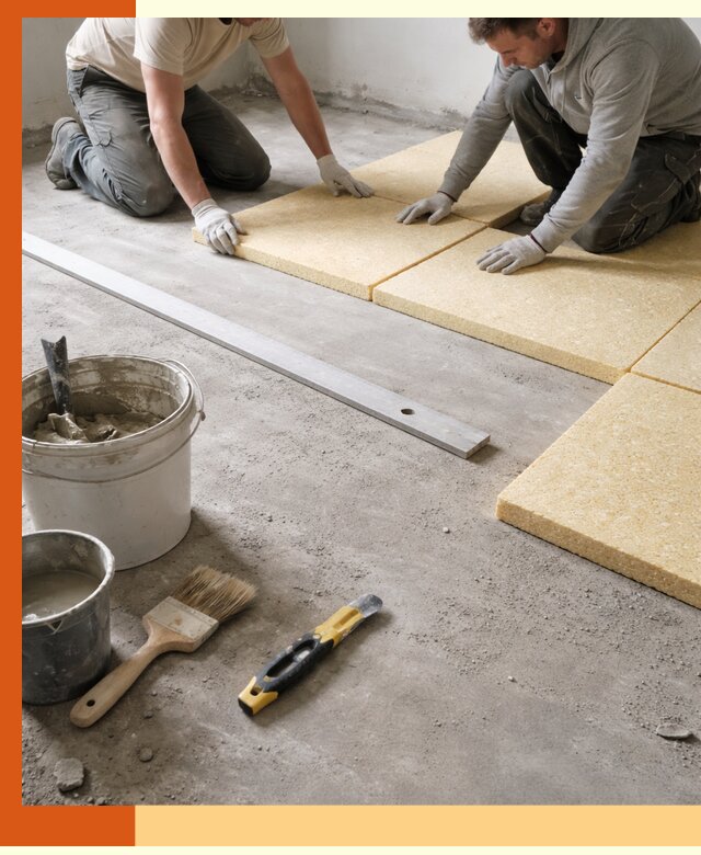 Утепление бетонного пола в Воркуте профессионально и недорого