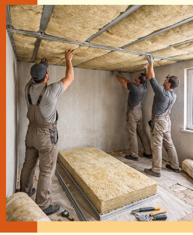 Утепление потолка в Воркуте — тепло и без сквозняков