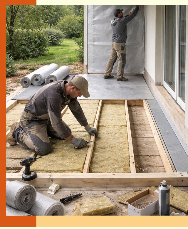 Утепление террасы в Воркуте — тепло и защита круглогодично