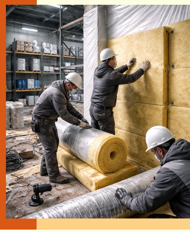 Утепление склада химсырья в Воркуте: безопасная и эффективная изоляция