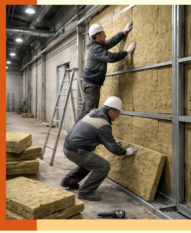 Утепление цеха под ключ в Воркуте с гарантией качества