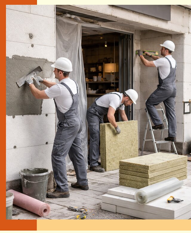 Утепление кафе в Воркуте: профессиональная теплоизоляция и монтаж