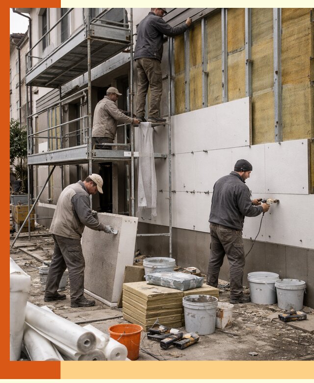 Утепление гостиницы под ключ в Воркуте с гарантией качества