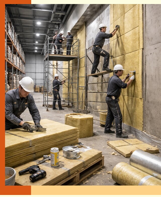 Утепление логистического центра в Воркуте качественно и экономично