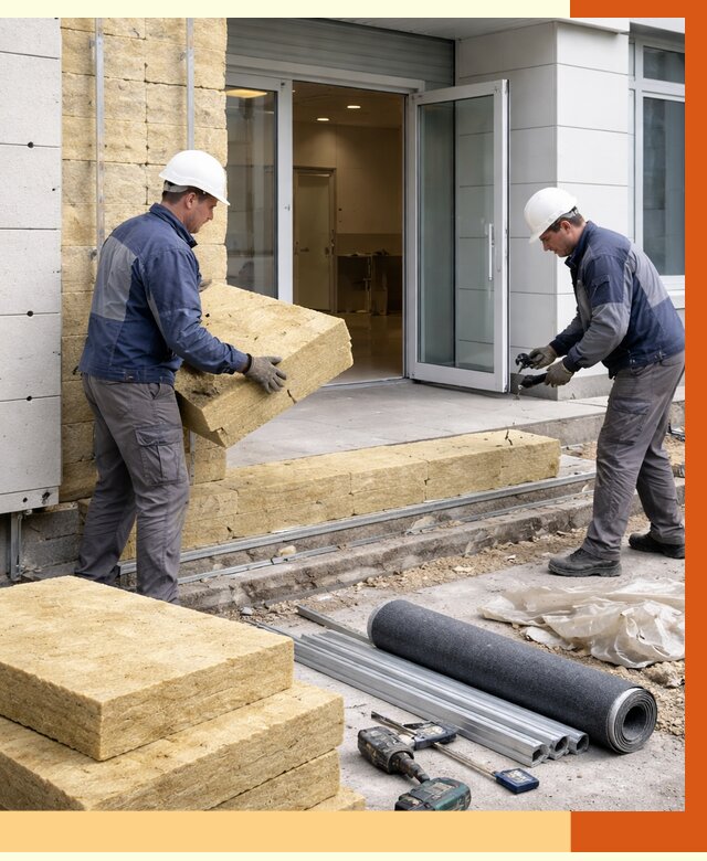 Утепление медицинского центра в Воркуте под ключ от 12851 руб./м² | ТепломастерВрк