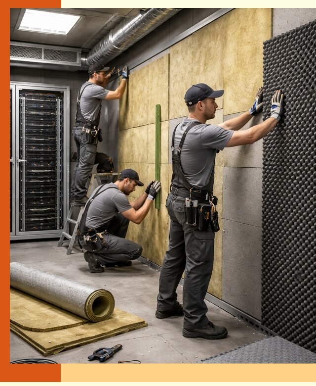 Утепление серверной комнаты профессионально в Воркуте