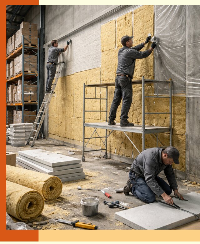 Утепление холодного склада под ключ в Воркуте