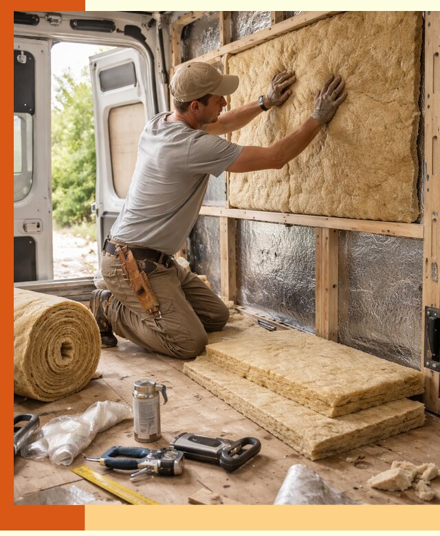 Утепление кемпера под ключ в Воркуте с гарантией качества