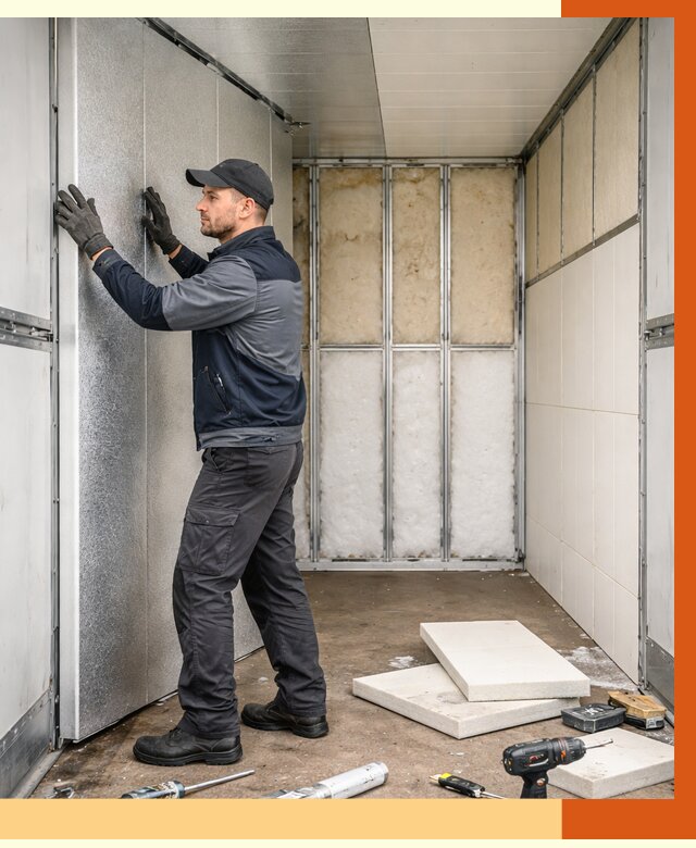 Утепление холодильного кузова в Воркуте от 13879 руб. под ключ | ТепломастерВрк