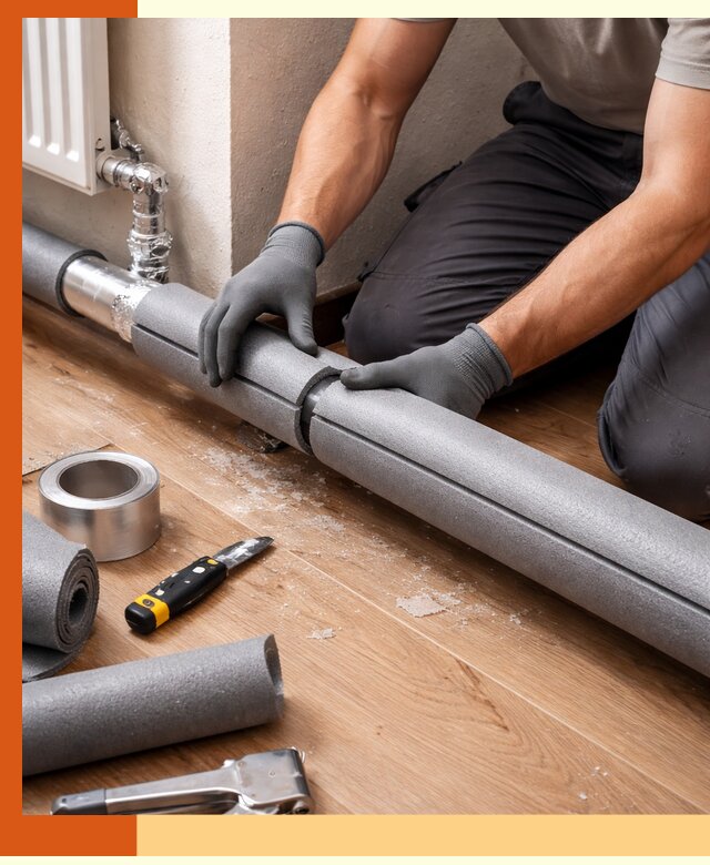 Утепление труб отопления в Воркуте: теплоизоляция и защита сети