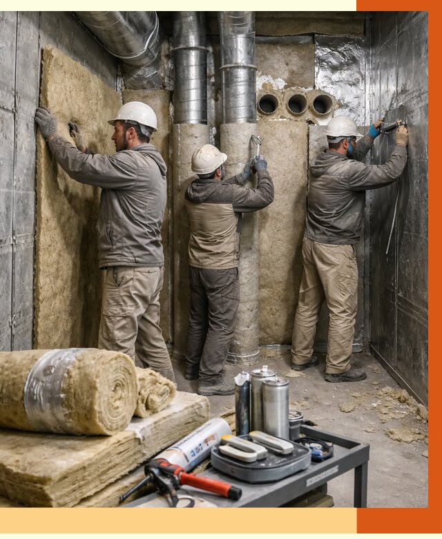 Утепление венткамеры в Воркуте под ключ от 1491 руб. — профессионально | ТепломастерВрк