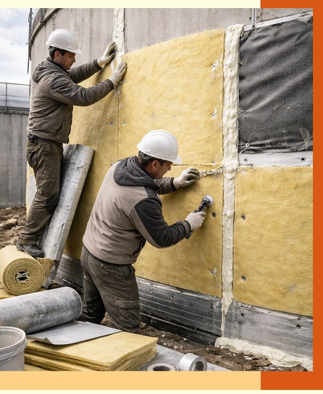 Утепление резервуара в Воркуте от 28273 руб/м2 — монтаж ППУ и комплекс под ключ | ТепломастерВрк