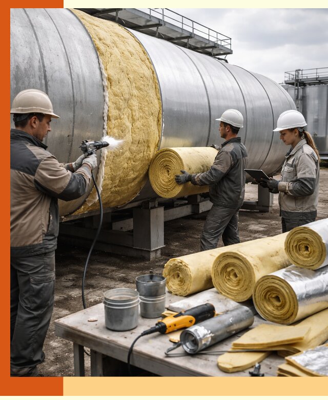 Утепление цистерны в Воркуте — утеплители и монтаж под ключ