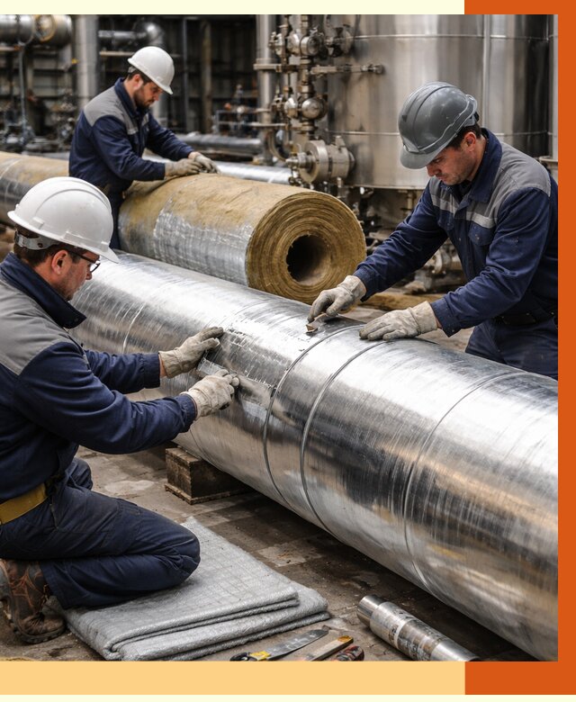 Утепление технологического оборудования в Воркуте от 4318 руб. за м2 | ТепломастерВрк