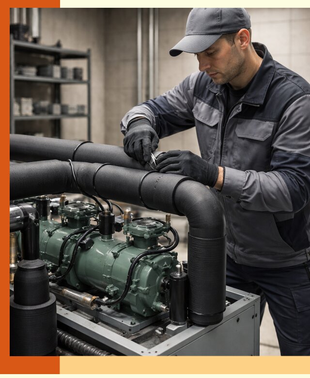 Утепление холодильного агрегата и теплоизоляция в Воркуте