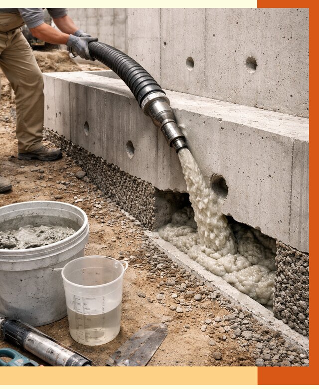 Заполнение полостей фундамента в Воркуте от 6991 руб. под ключ | ТепломастерВрк