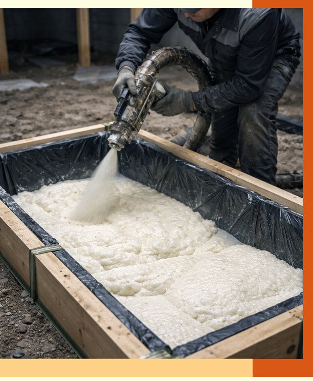 Заливка ППУ в формы в Воркуте от 2570 руб. — утепление форм под ключ | ТепломастерВрк