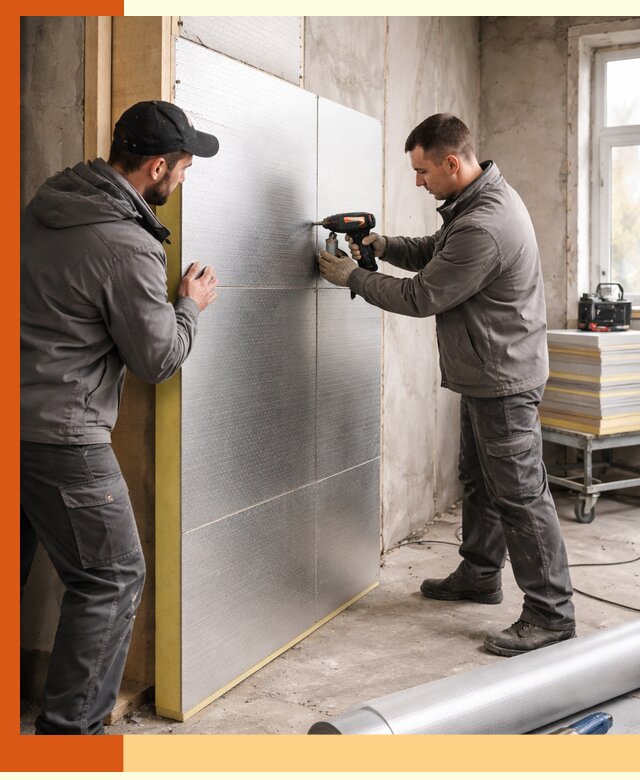 Утепление PIR панелями домов и зданий в Воркуте