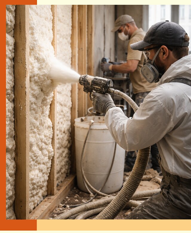 Утепление пеноизолом жилых и коммерческих объектов в Воркуте