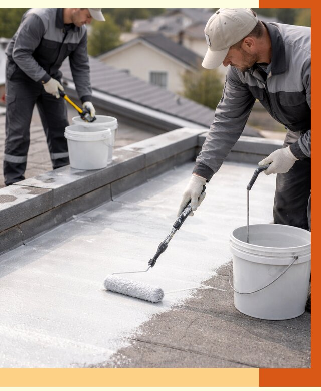 Утепление кровли жидкой теплоизоляцией в Воркуте от 2210 руб./м2 | ТепломастерВрк