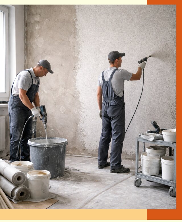 Утепление стен жидкой теплоизоляцией в Воркуте от 4318 руб/м² | ТепломастерВрк