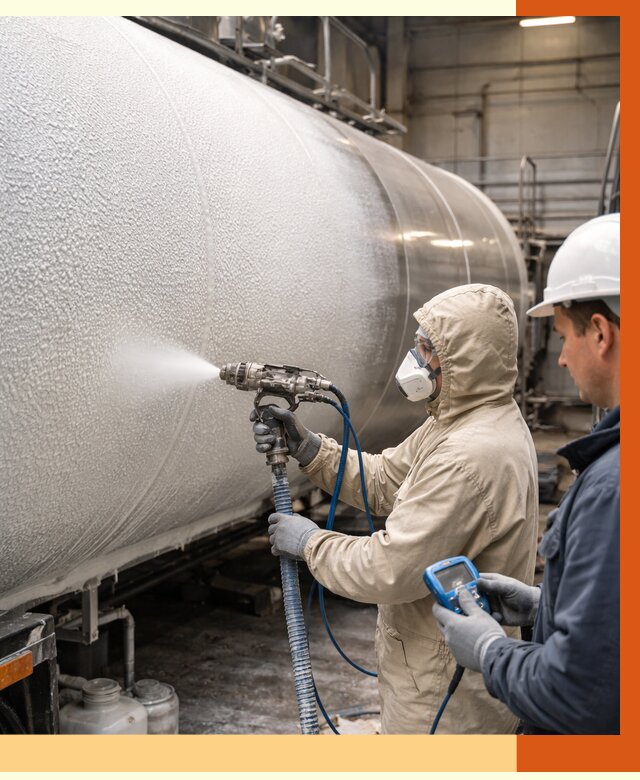 Утепление автоцистерны жидкой теплоизоляцией в Воркуте от 14907 руб. под ключ | ТепломастерВрк