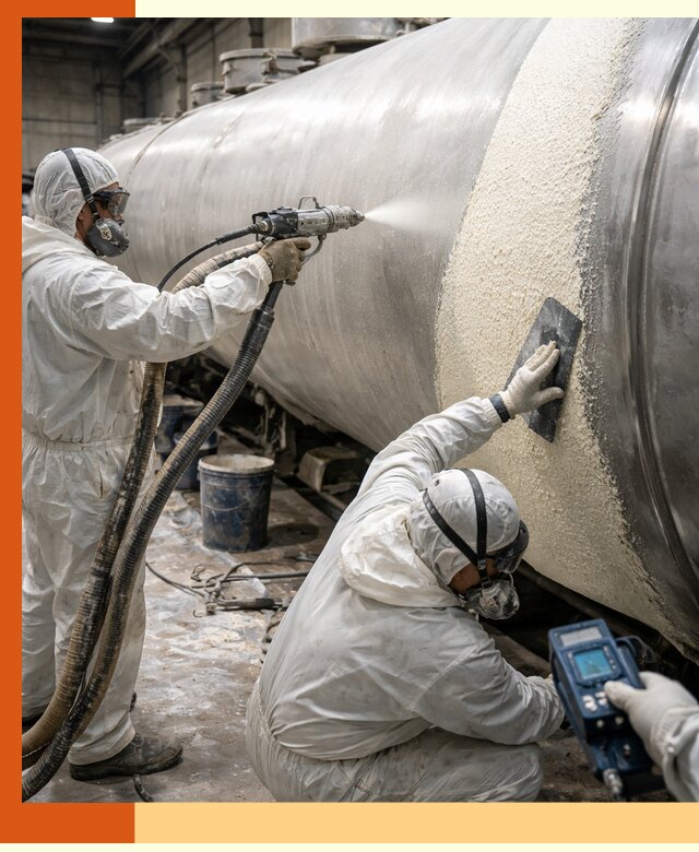 Утепление автоцистерн жидкой теплоизоляцией в Воркуте