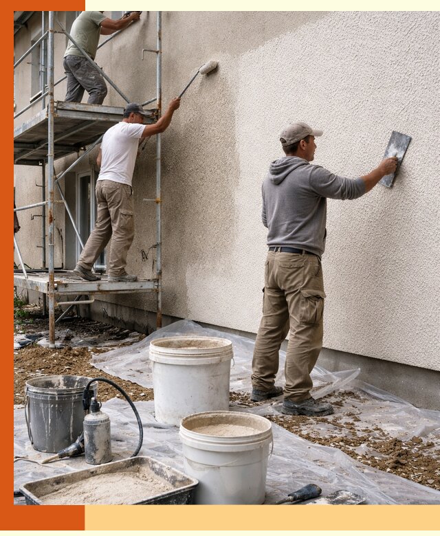 Утепление фасада жидкой пробкой в Воркуте