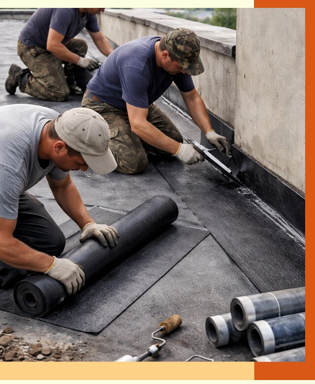 Гидроизоляция кровли в Воркуте от 4626 руб. — профессиональная гидроизоляция крыши | ТепломастерВрк