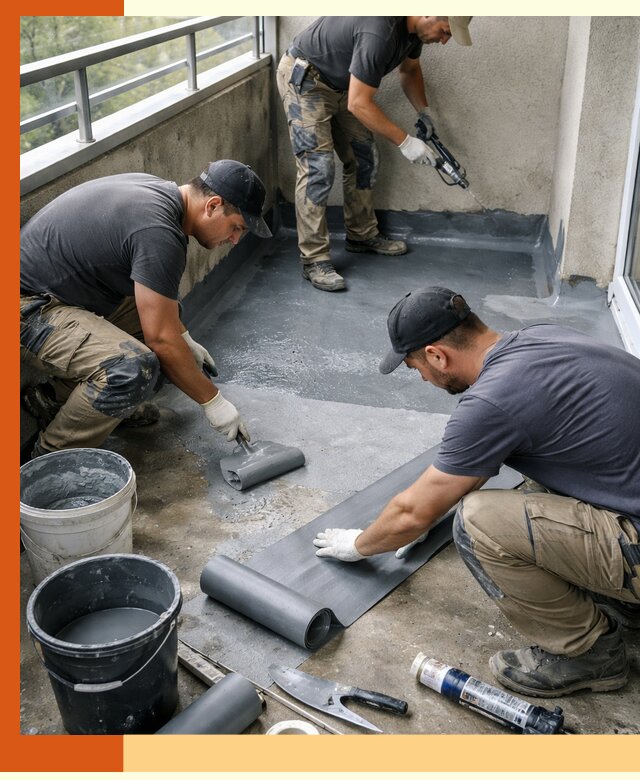 Гидроизоляция балкона в Воркуте: надежная защита от протечек