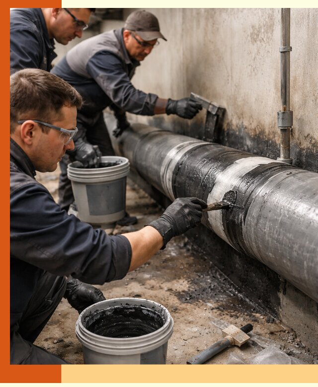Гидроизоляция труб в Воркуте — защита и герметизация коммуникаций