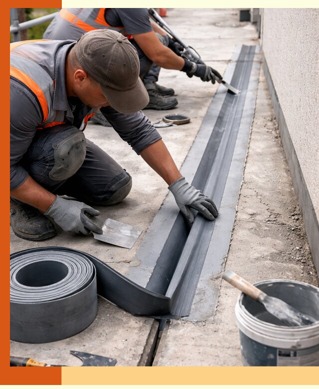 Гидроизоляция деформационного шва в Воркуте профессионально и надежно