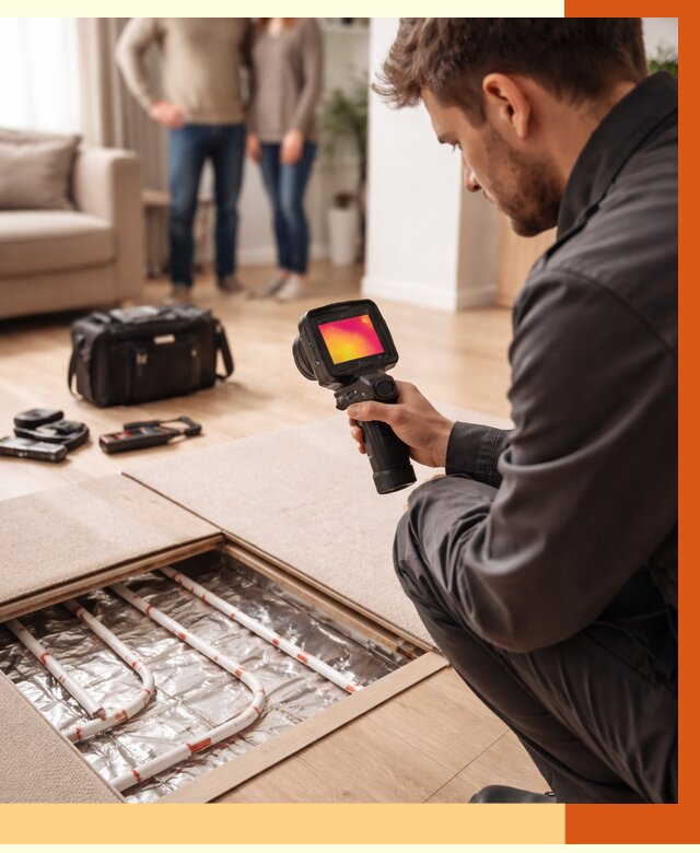 Тепловизионное обследование теплого пола в Воркуте от 4626 руб. — ТепломастерВрк