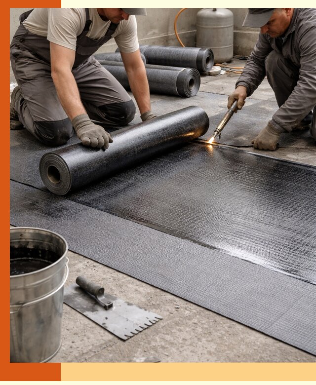 Монтаж гидроизоляционной мембраны в Воркуте для зданий и конструкций