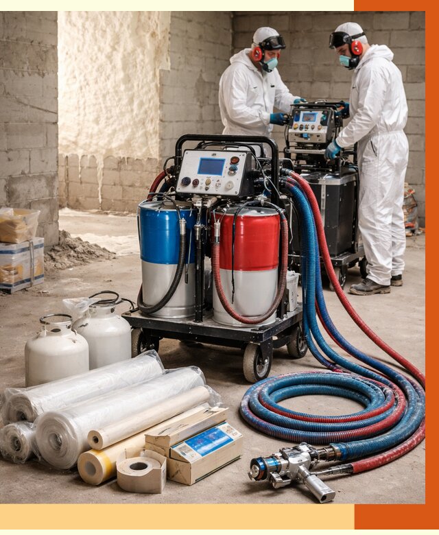 Аренда установки для напыления ППУ в Воркуте от 35984 руб. | ТепломастерВрк