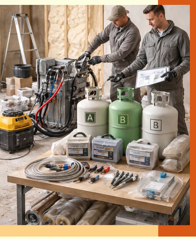 Продажа компонентов ППУ с консультацией в Воркуте от 4318 руб. | ТепломастерВрк